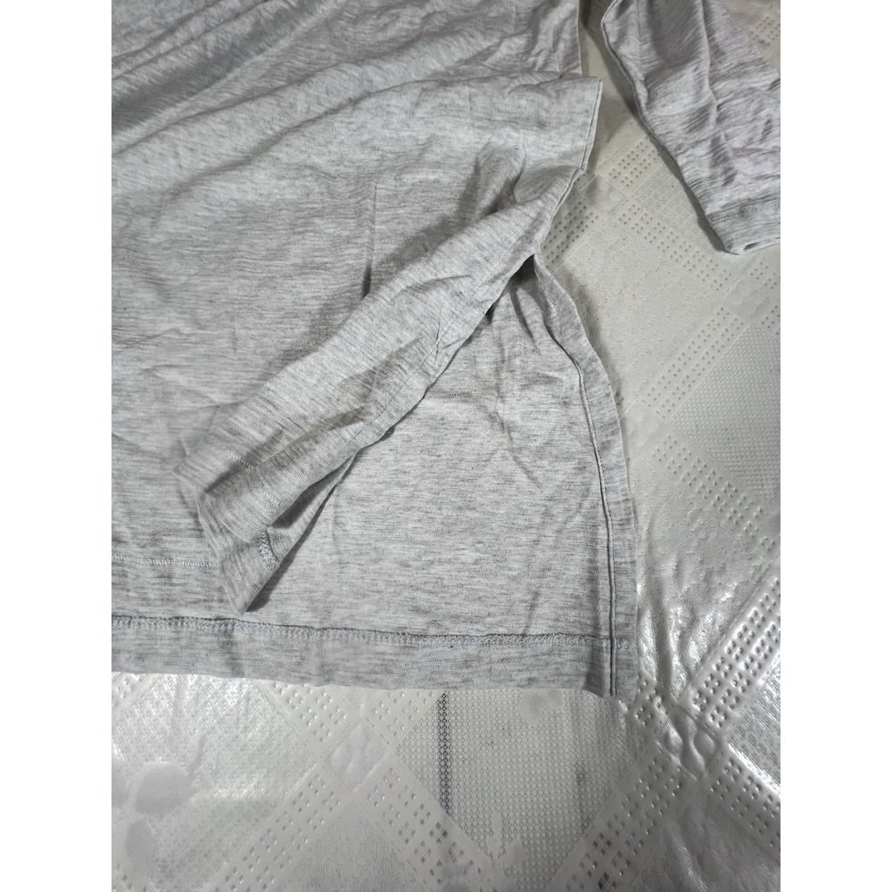 J. Jill Pure Jill 3/4-sleeve High-low Tunic Casual Comfy Gray Size Small - Picture 6 of 9